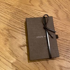 Louis Vuitton Brown Gift Box with Black Ribbon